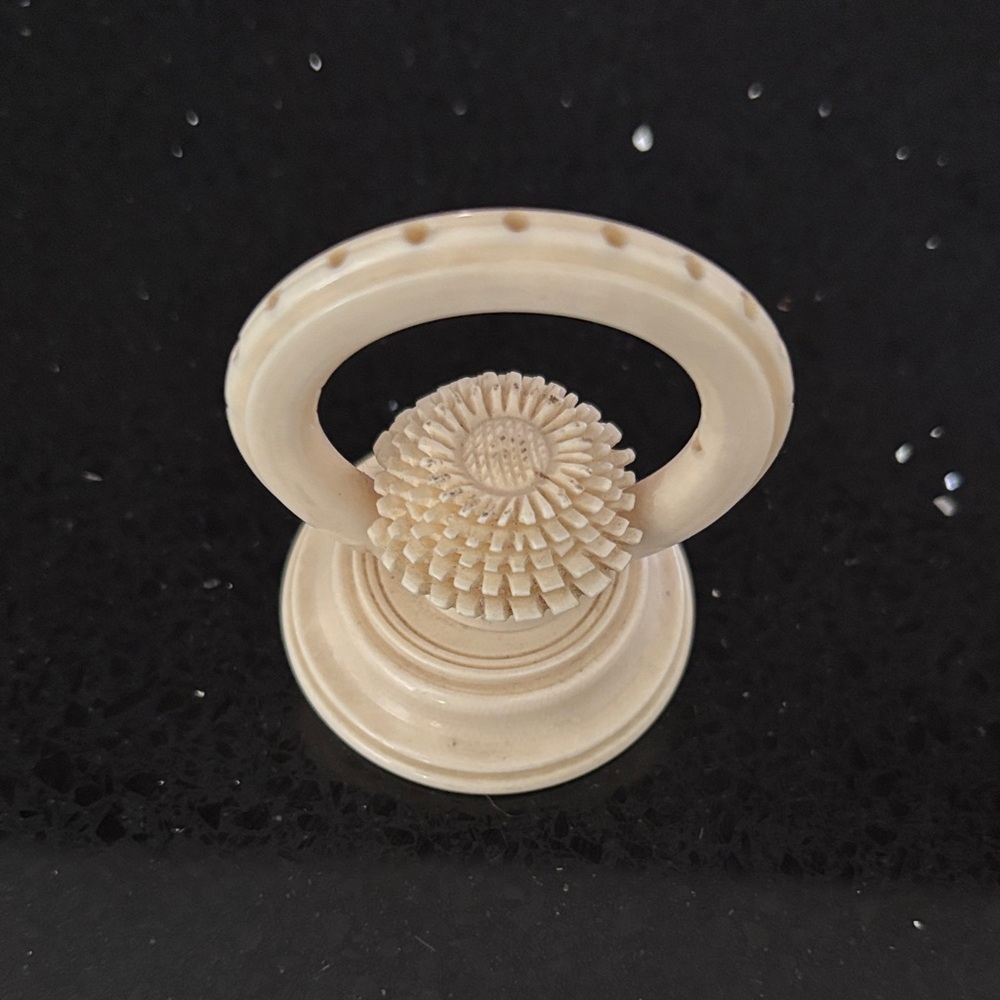Vintage Ivory toothpick holder Holder